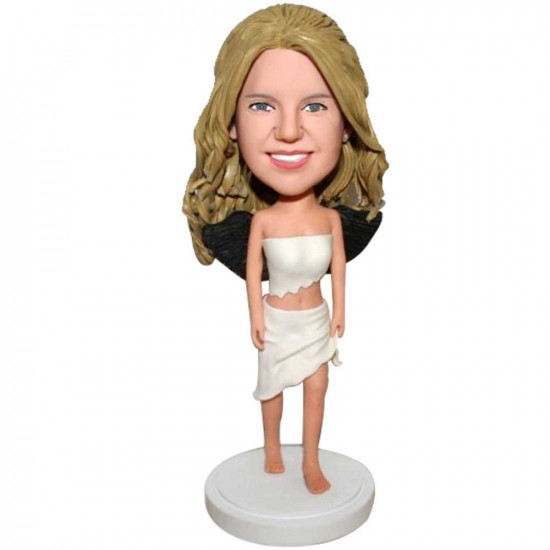 Enchanting Guardian of Dreams - Custom Angel Figure Bobblehead