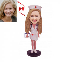 beautiful nurse custom bobblehead