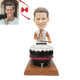 Personalized Big Drum Player Custom Bobblehead