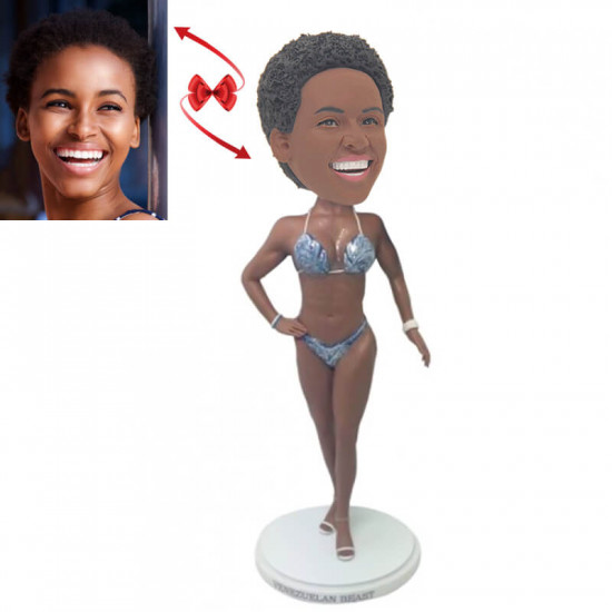 Personalized Bikini Girl Custom Bobblehead