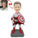 Personalized Captain Canada Custom Bobblehead