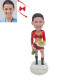 Personalized Christmas Party Waitress Custom Bobblehead - Unique Holiday Gift for Party Lovers