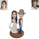 cowboy wedding custom bobbleheads