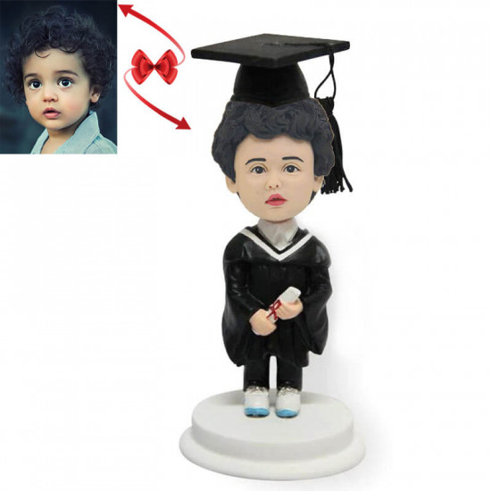 pre-school graduation custom bobblehead