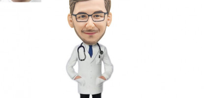 Custom Bobbleheads Are Unique Gifts for Male Doctors