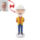 Unique Engineer with Blueprints Custom Bobblehead - Celebrate the Genius of Engineers