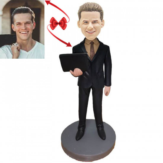 Unique Engineers with Laptops Custom Bobblehead - Embrace the Innovation of Engineering