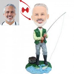 fishing custom bobblehead