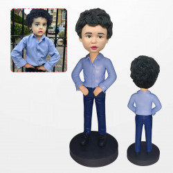 fully customizable 1 kid custom bobblehead