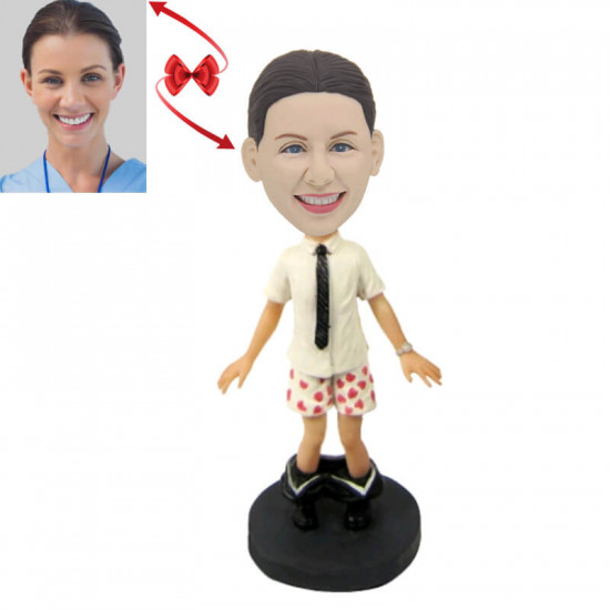 funny woman custom bobblehead