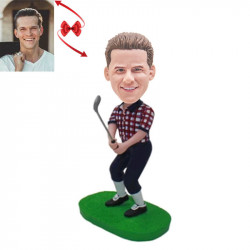 golfer custom bobblehead