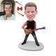 guitar player custom bobblehead