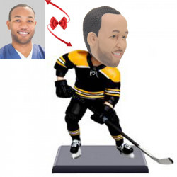 hockey player custom bobblehead