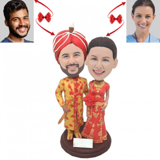 indian wedding custom bobbleheads