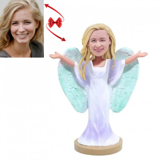 make a angel wings custom bobblehead