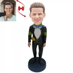 male diver custom bobblehead