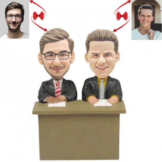 male hosts custom bobbleheads