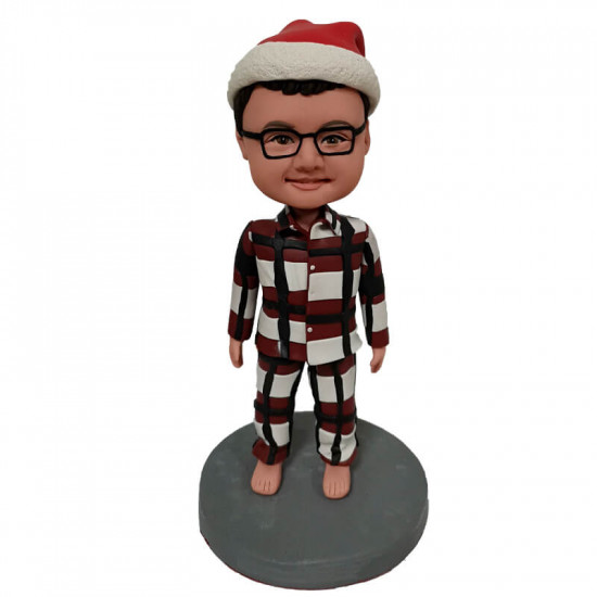 man in casual clothes custom bobblehead