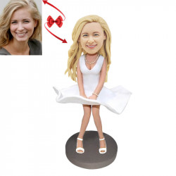 marilyn monroe look alike custom bobblehead-marilyn monroe gifts