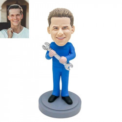 mechanic custom bobblehead