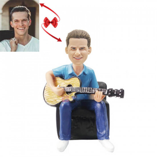 musical guitar custom bobbleheads