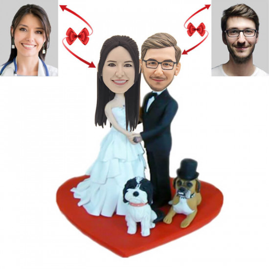 personality wedding custom bobblehead