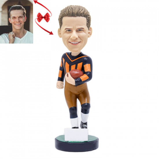 red grange custom bobblehead