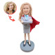 super businesswoman custom bobblehead