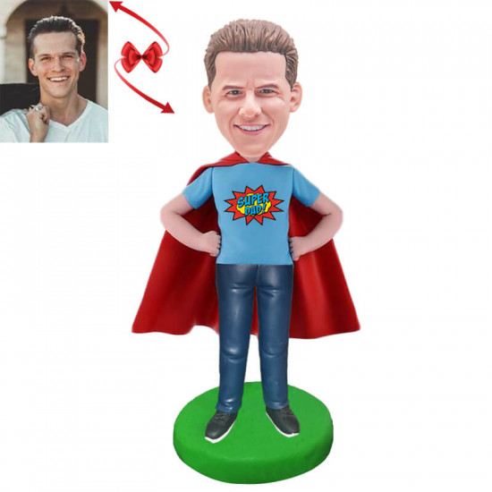 super dad custom bobblehead