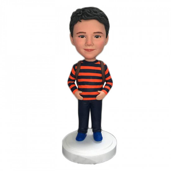 the boy student custom bobblehead