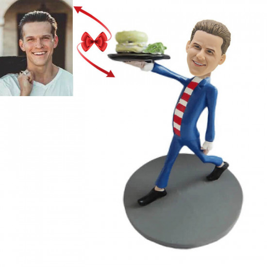 waiter custom bobblehead