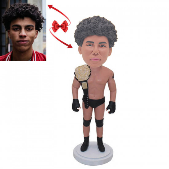 wrestler custom bobblehead